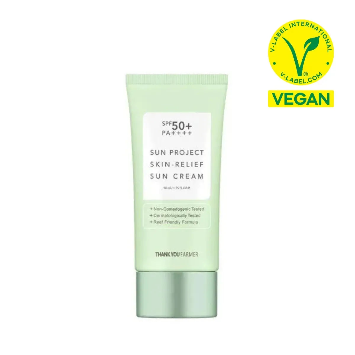 POS - Thank You Farmer Sun Project Skin Relief Sun Cream SPF50+ 50ml