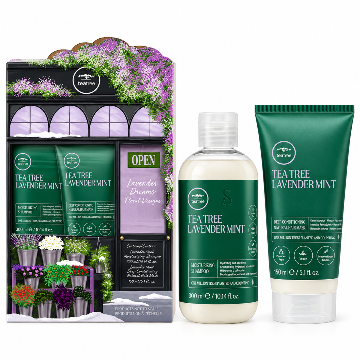 Paul Mitchell Tea Tree Lavender Mint Moisturising Gjafasett