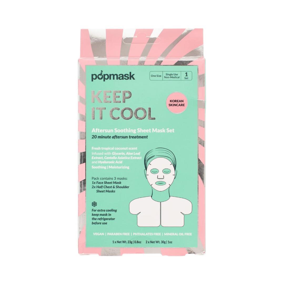 Popmask Keep It Cool Face Chest Shoulder Sheet Mask