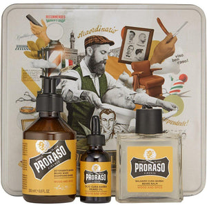 Proraso Beard Kit Wood & Spice Gjafasett