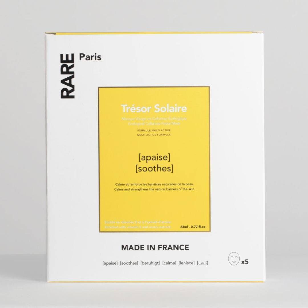 Rare Paris Trésor Solaire Face Mask 5stk