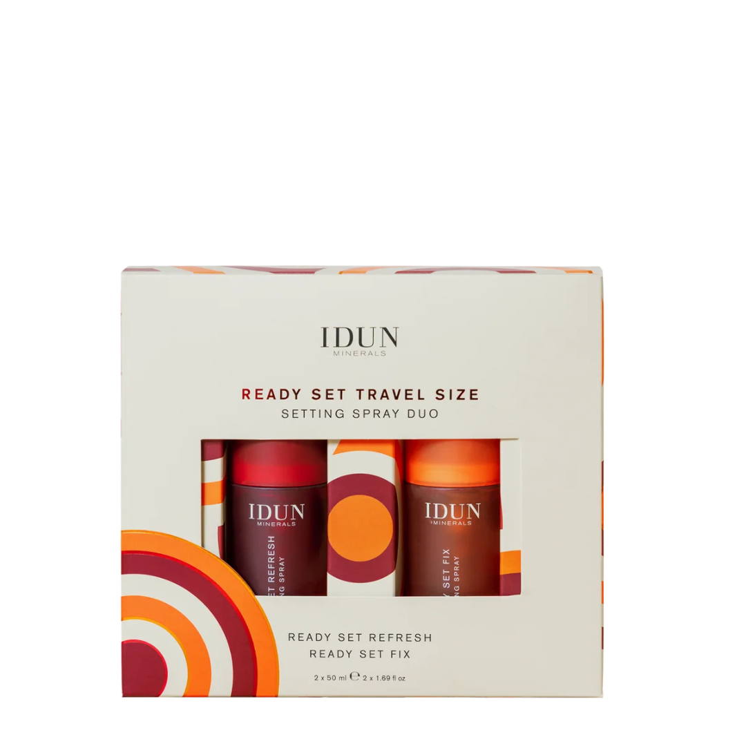 Idun Minerals Setting Spray Travel Size Duo 2 x 50ml