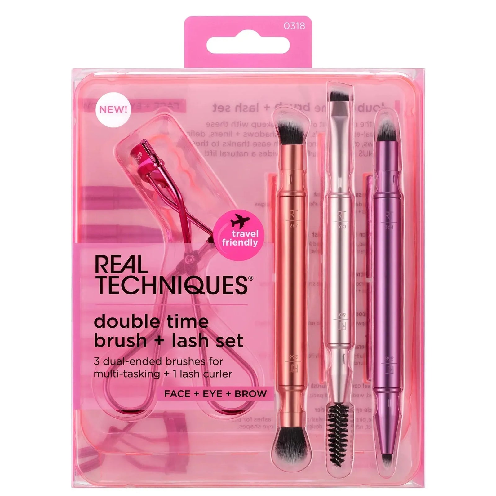 Real Techniques Double Time Retractable Brush Set