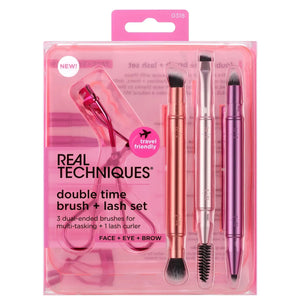 Real Techniques Double Time Retractable Brush Set