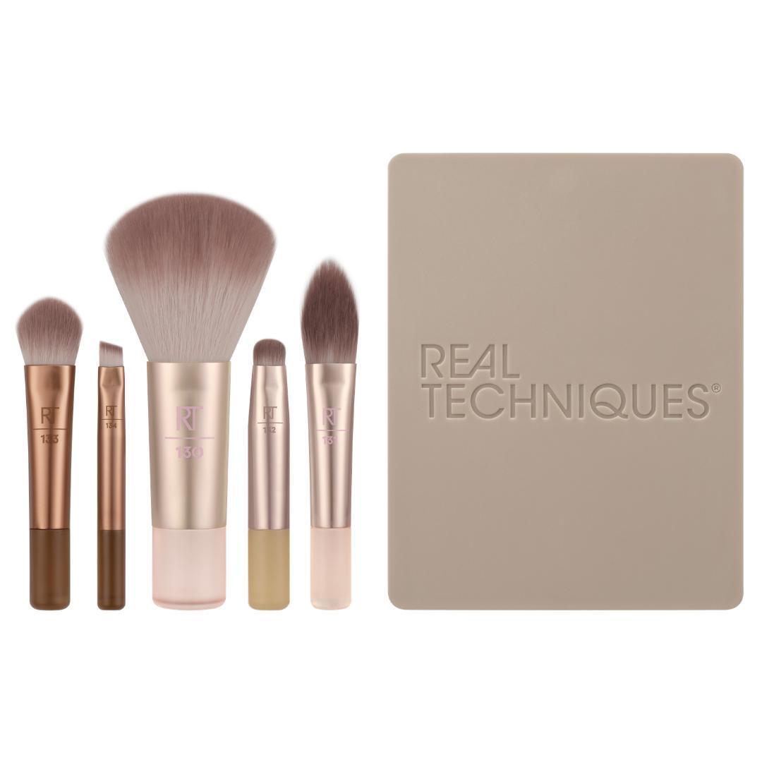 Real Techniques New Nudes 2.0 On The Glow Mini Brush Kit