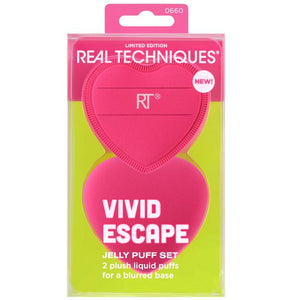 Real Techniques Vivid Escape All About That Base Puff Set