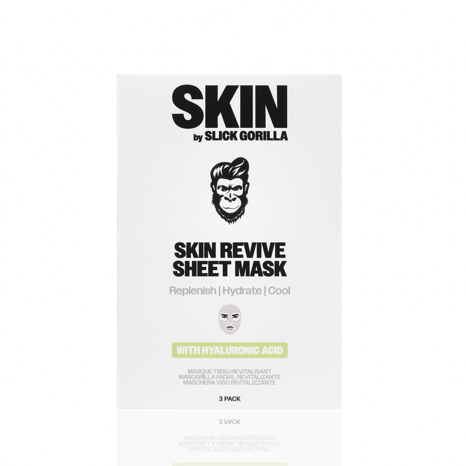 Slick Gorilla Sheet Mask 3stk