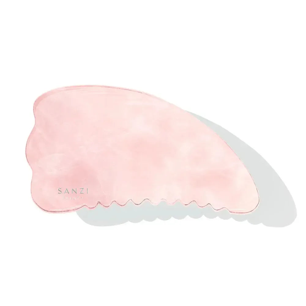 Sanzi Beauty Sculpt Gua Sha Rose Quartz