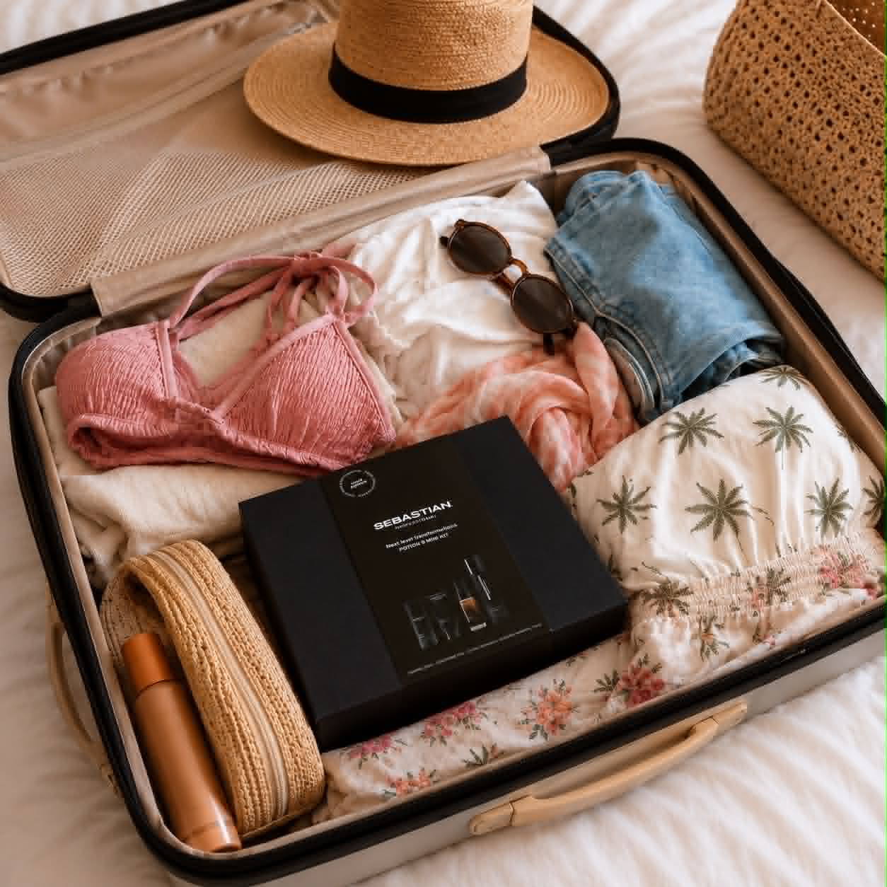 Sebastian Dark Oil Travel Kit Gjafasett
