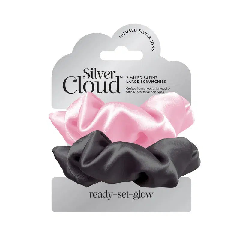 Silver Cloud Large Scrunchie