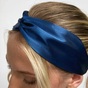Silver Cloud Santorini Satin Hárband