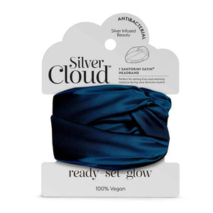 Silver Cloud Santorini Satin Hárband