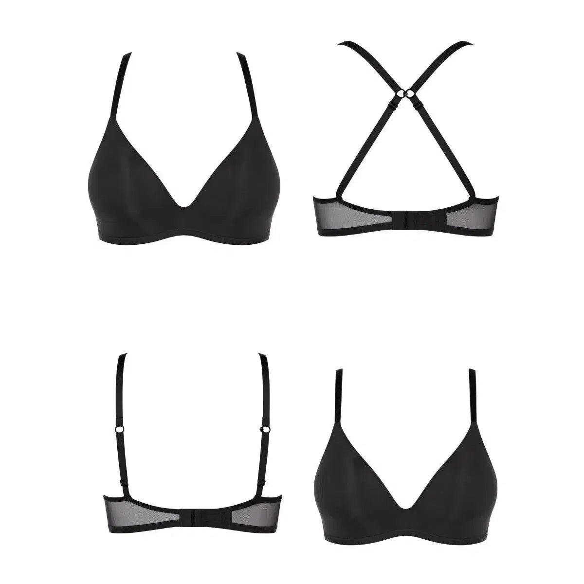 Sloggi Soft Adapt Push Up Bra Black