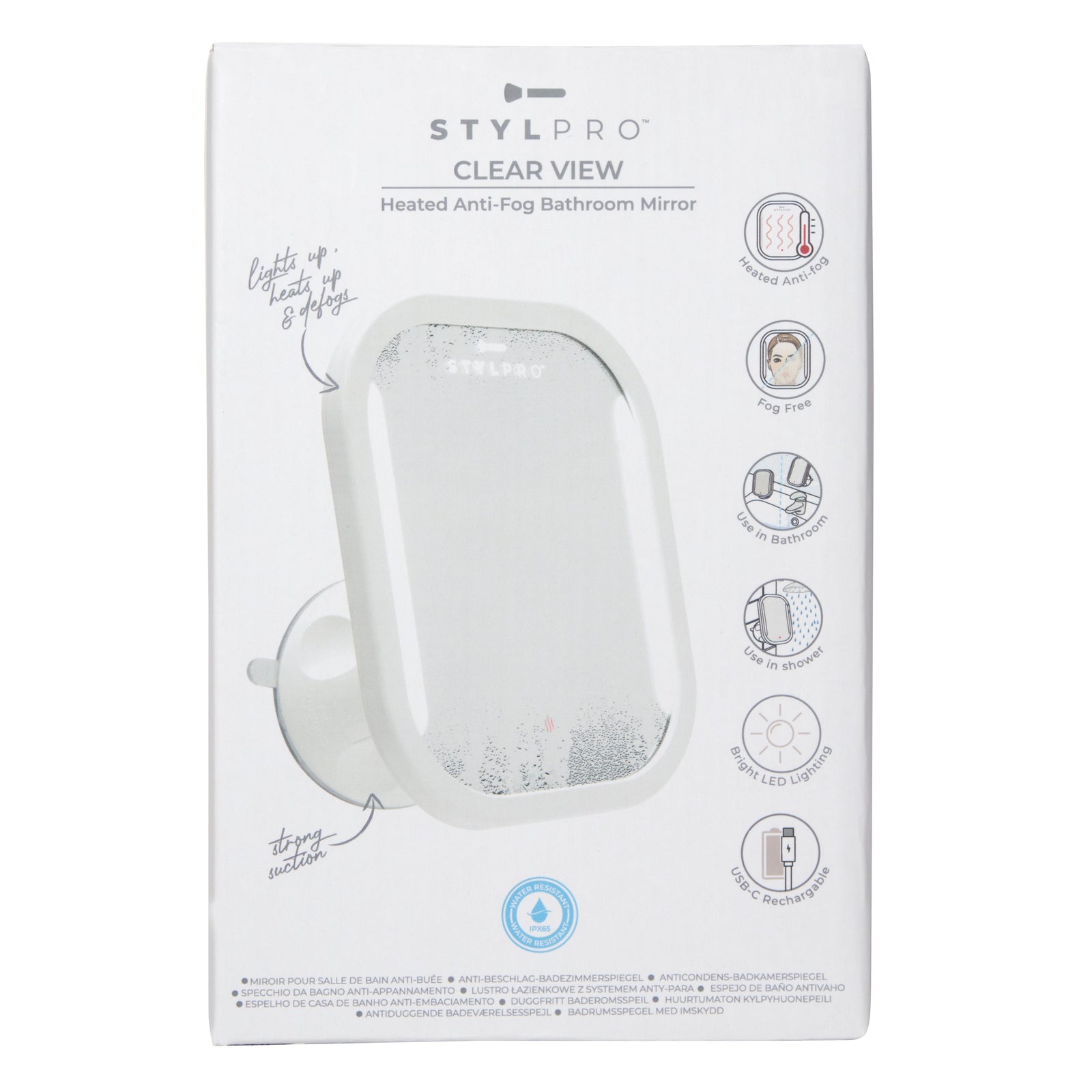 Stylpro Heated Anti Fog Mirror Spegill