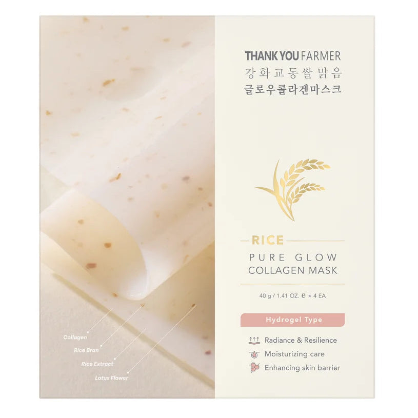 Thank You Farmer Rice Pure Glow Collagen Mask