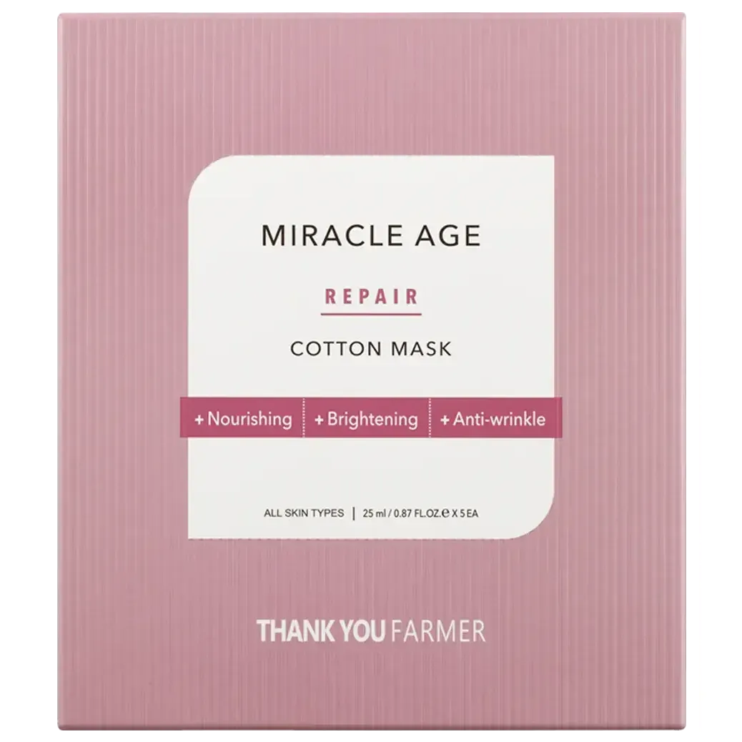 Thank You Farmer Miracle Age Repair Cotton Mask