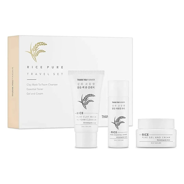 Thank You Farmer Rice Pure Glow Travel Kit