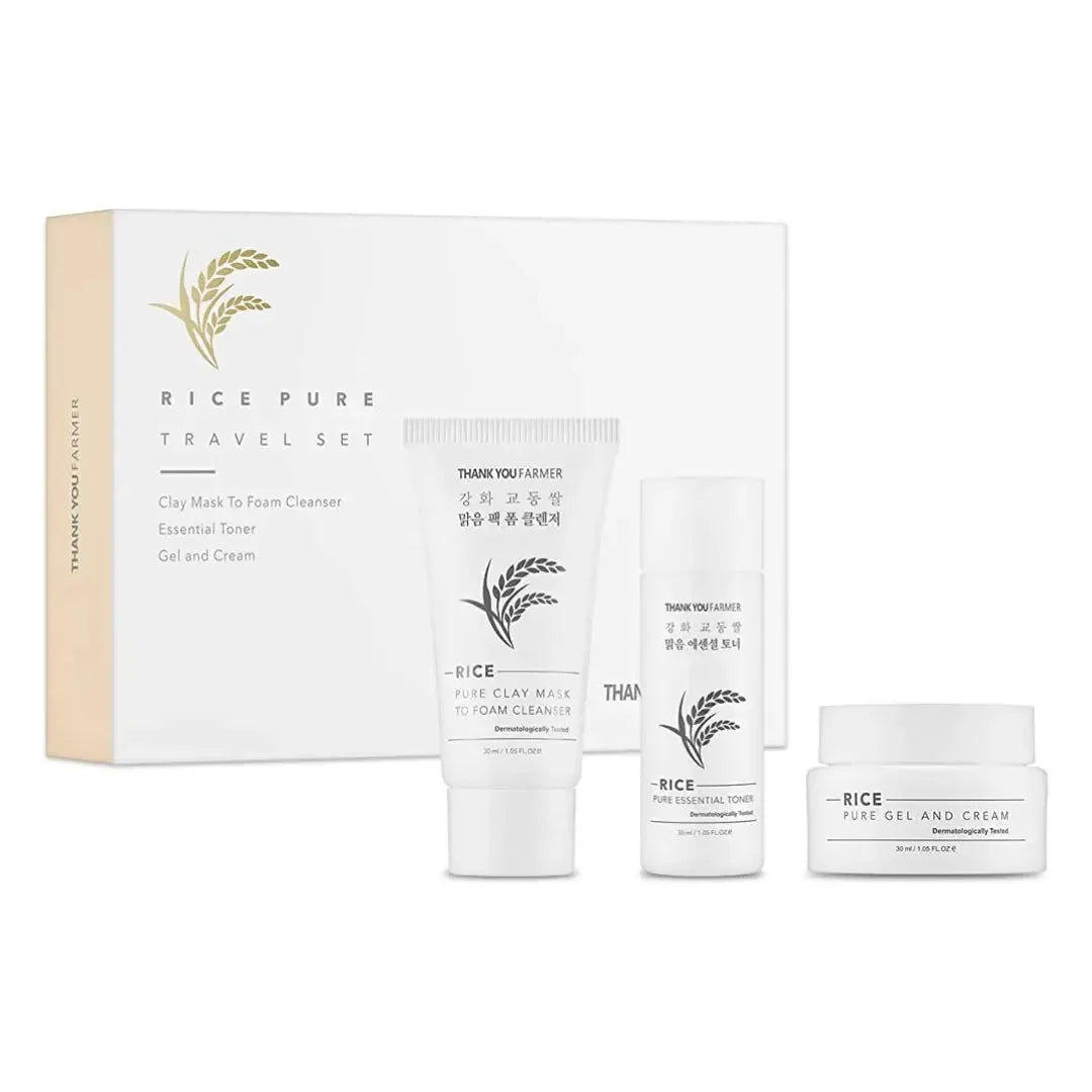 Thank You Farmer Rice Pure Glow Travel Kit