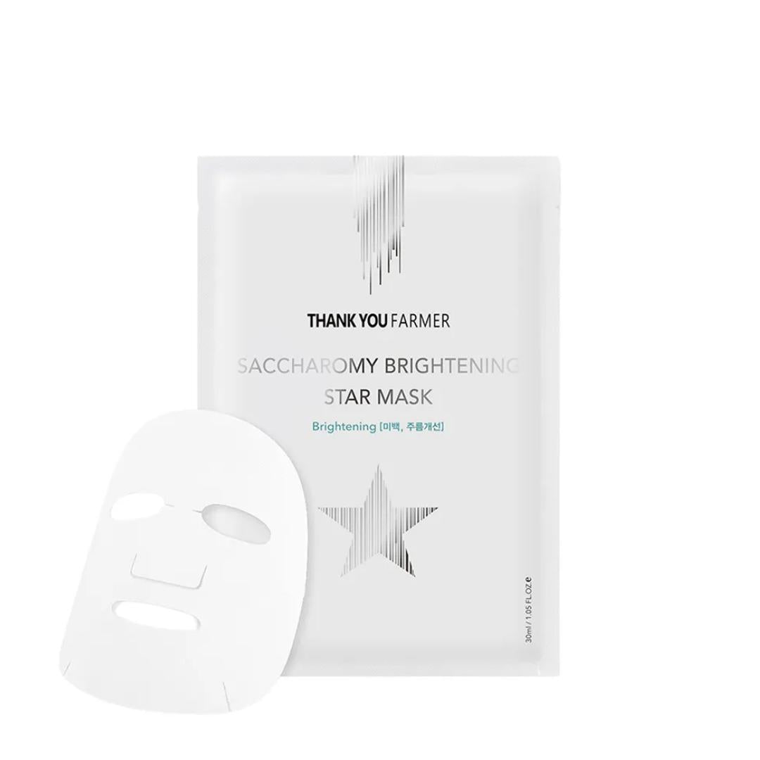 Thank You Farmer Saccharomy Brightening Star Mask 5stk