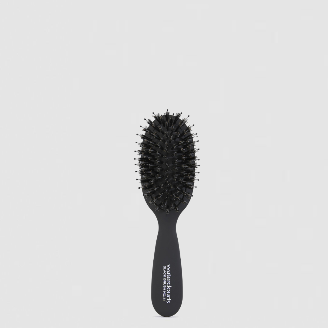 Waterclouds Black Brush 31 Mini Boar Bristle and Nylon