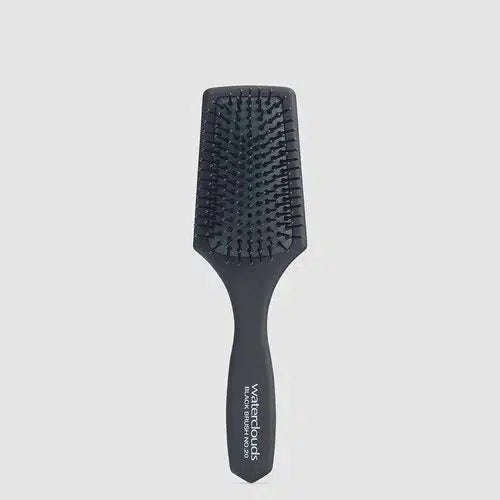 Waterclouds Black Brush 20 Midi Paddle Brush