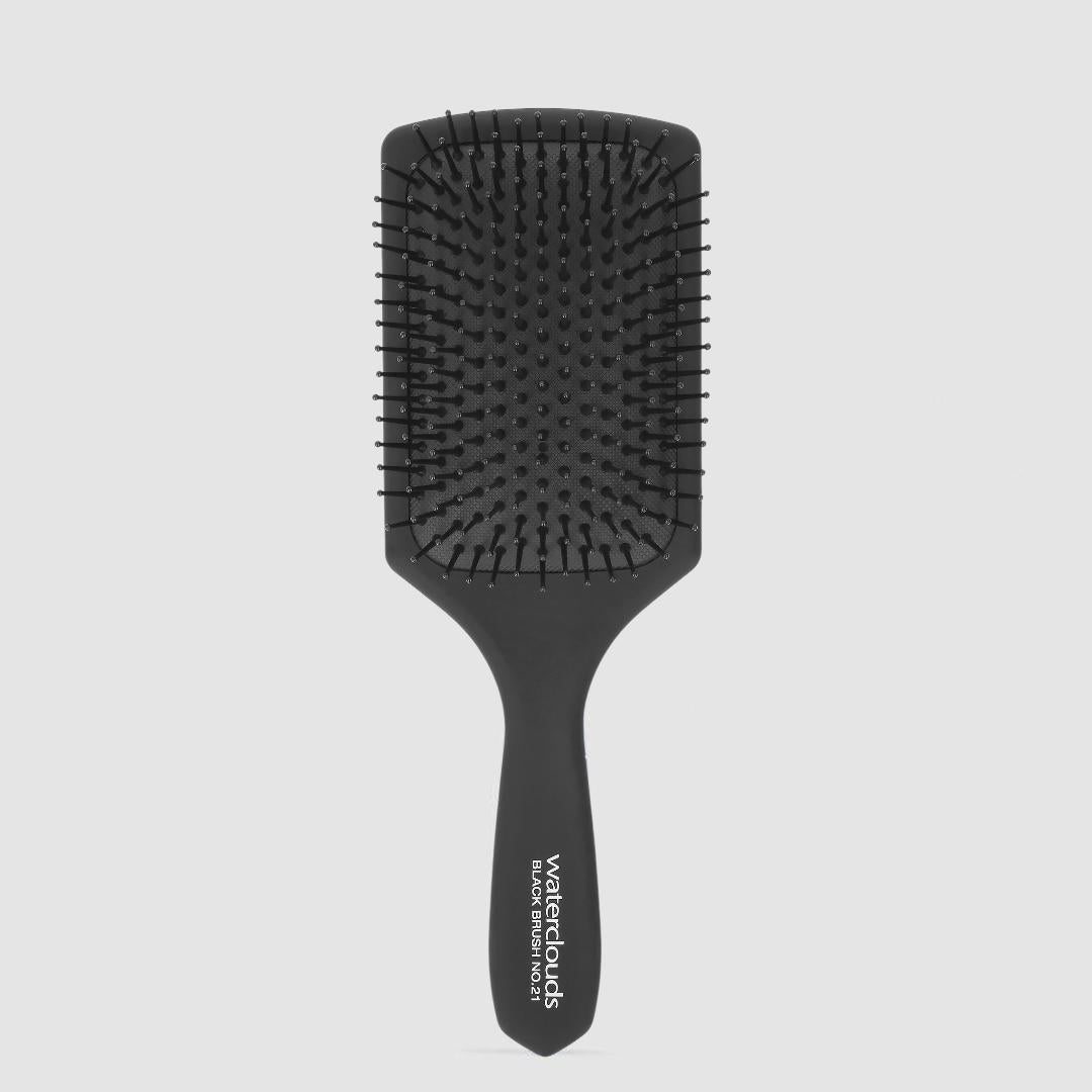 Waterclouds Black Brush 21 Large Paddle
