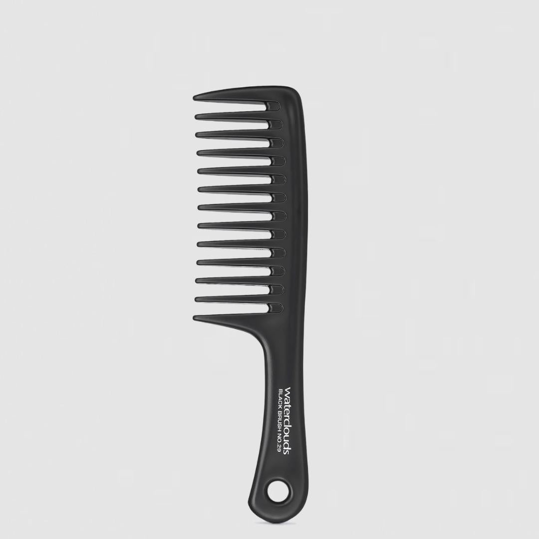 Waterclouds Black Brush 29 Detangling Comb
