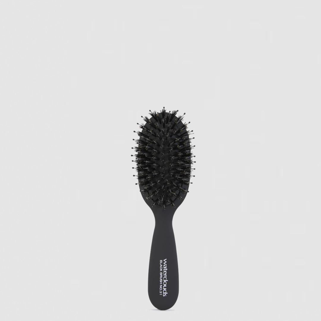 Waterclouds Black Brush 31 Mini Boar Bristle and Nylon