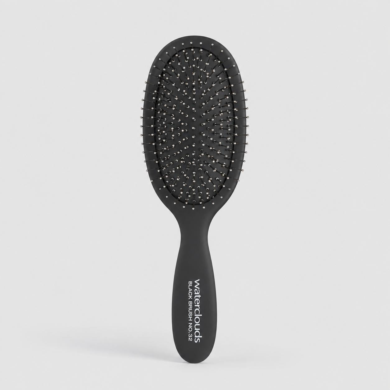 Waterclouds Black Brush 32 Detangling Steel Bristle Brush