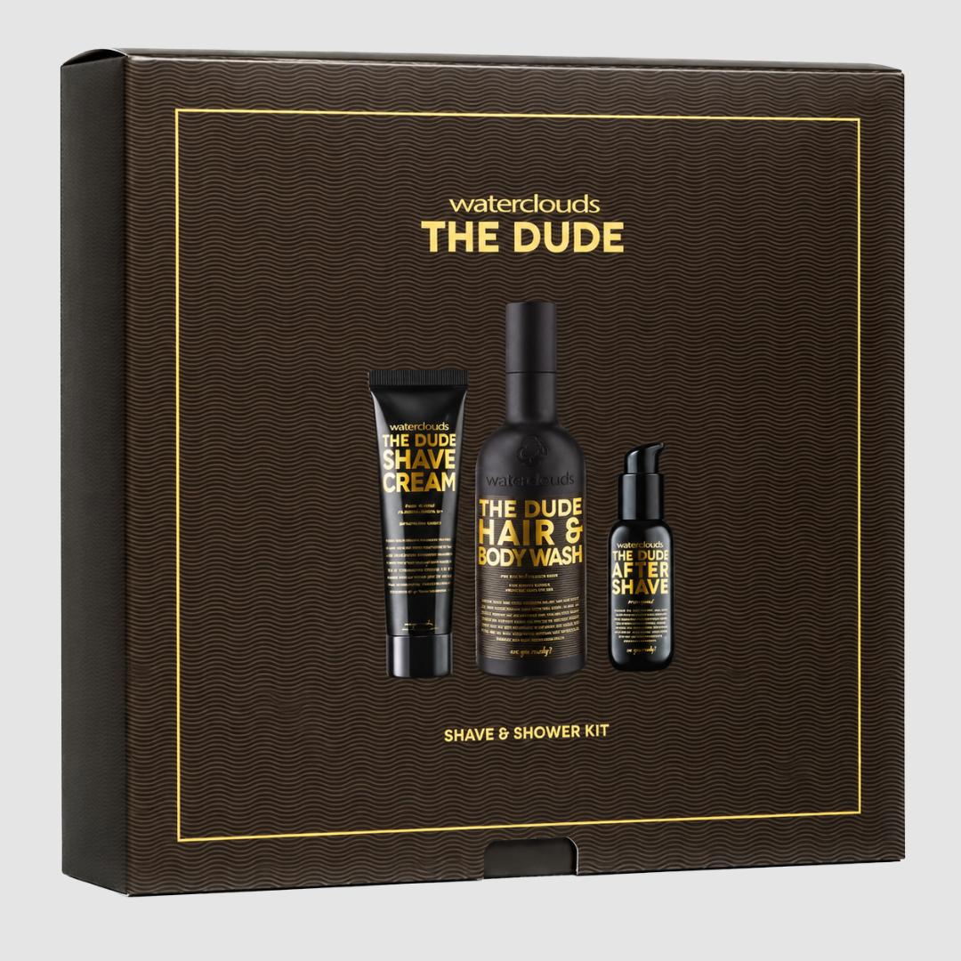 Waterclouds The Dude Shave and Shower Gjafasett