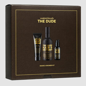 Waterclouds The Dude Shave and Shower Gjafasett