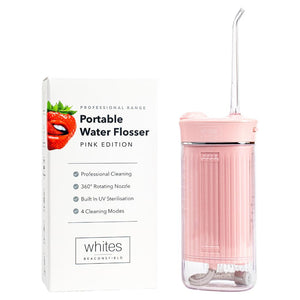 Whites Portable Water Flosser Pink