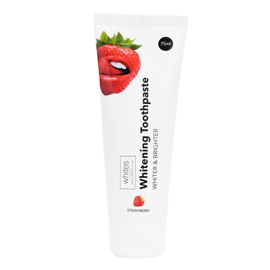 Whites Teeth Whitening Toothpaste Strawberry 75ml
