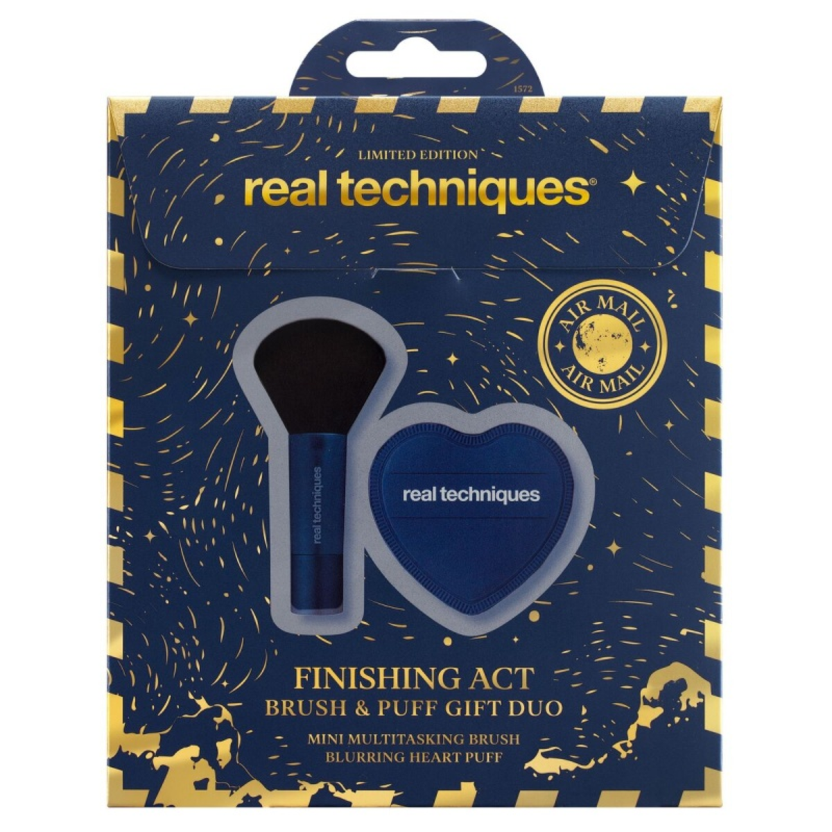 Real Techniques Finishing Act Sponge + Puff Gjafasett