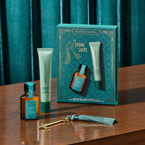 Moroccanoil The Shine Suite Mint Gjafasett
