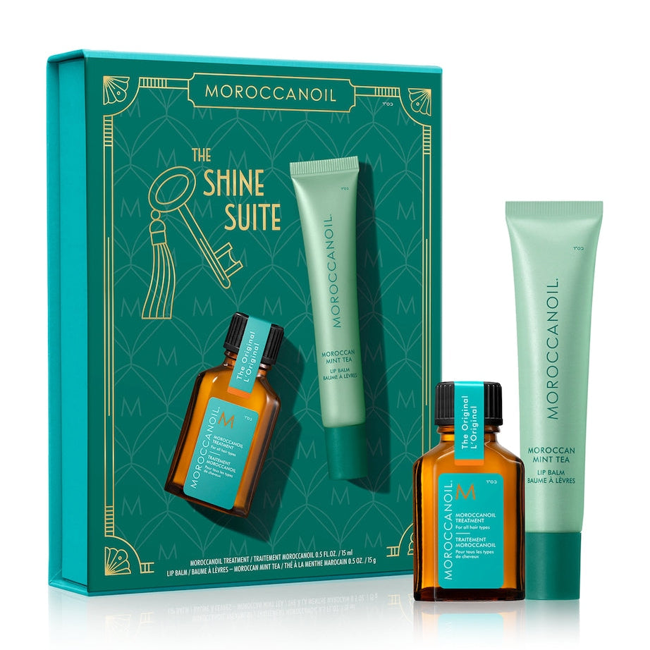 Moroccanoil The Shine Suite Mint Gjafasett