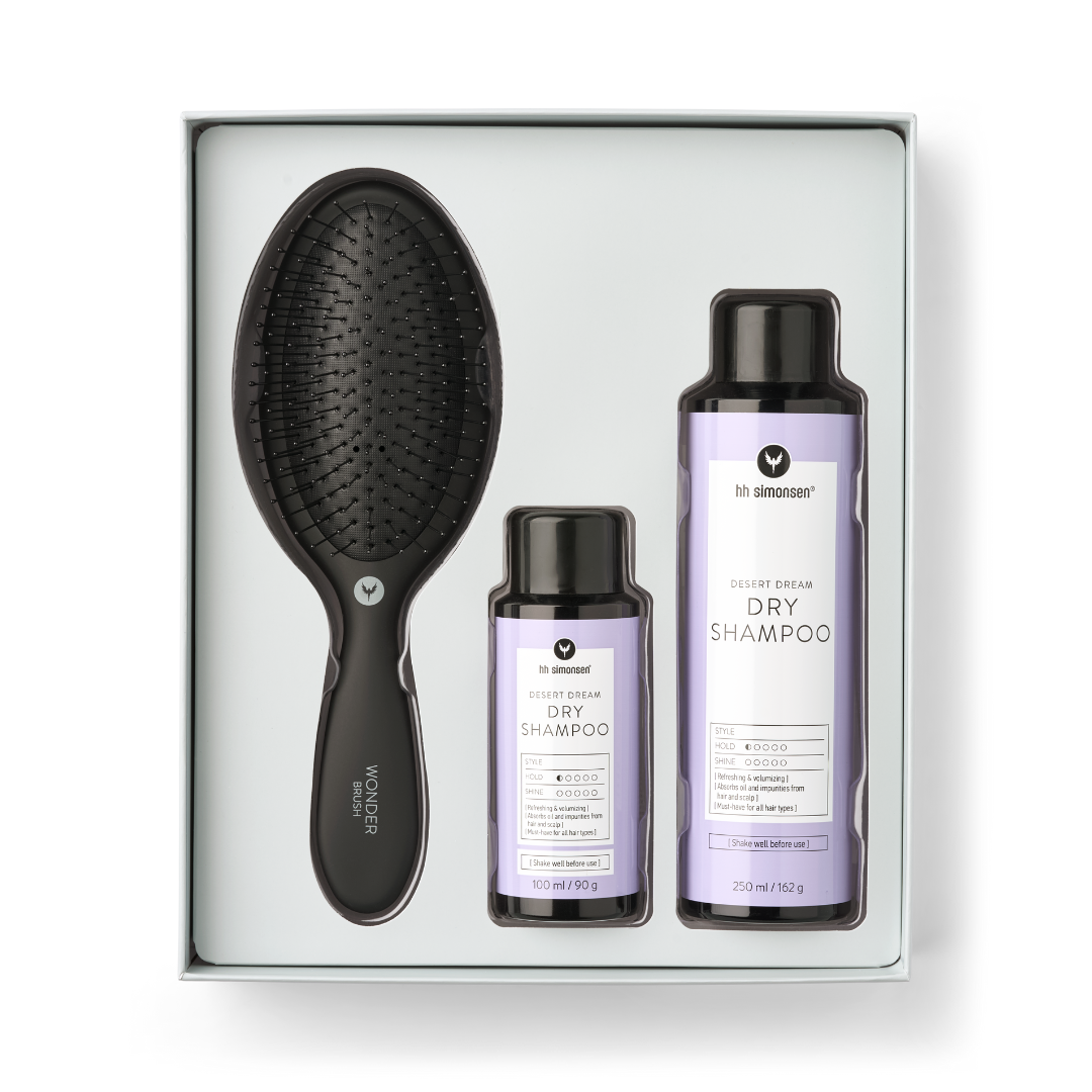 HH Simonsen Dry Shampoo + Wonder Brush Gjafasett