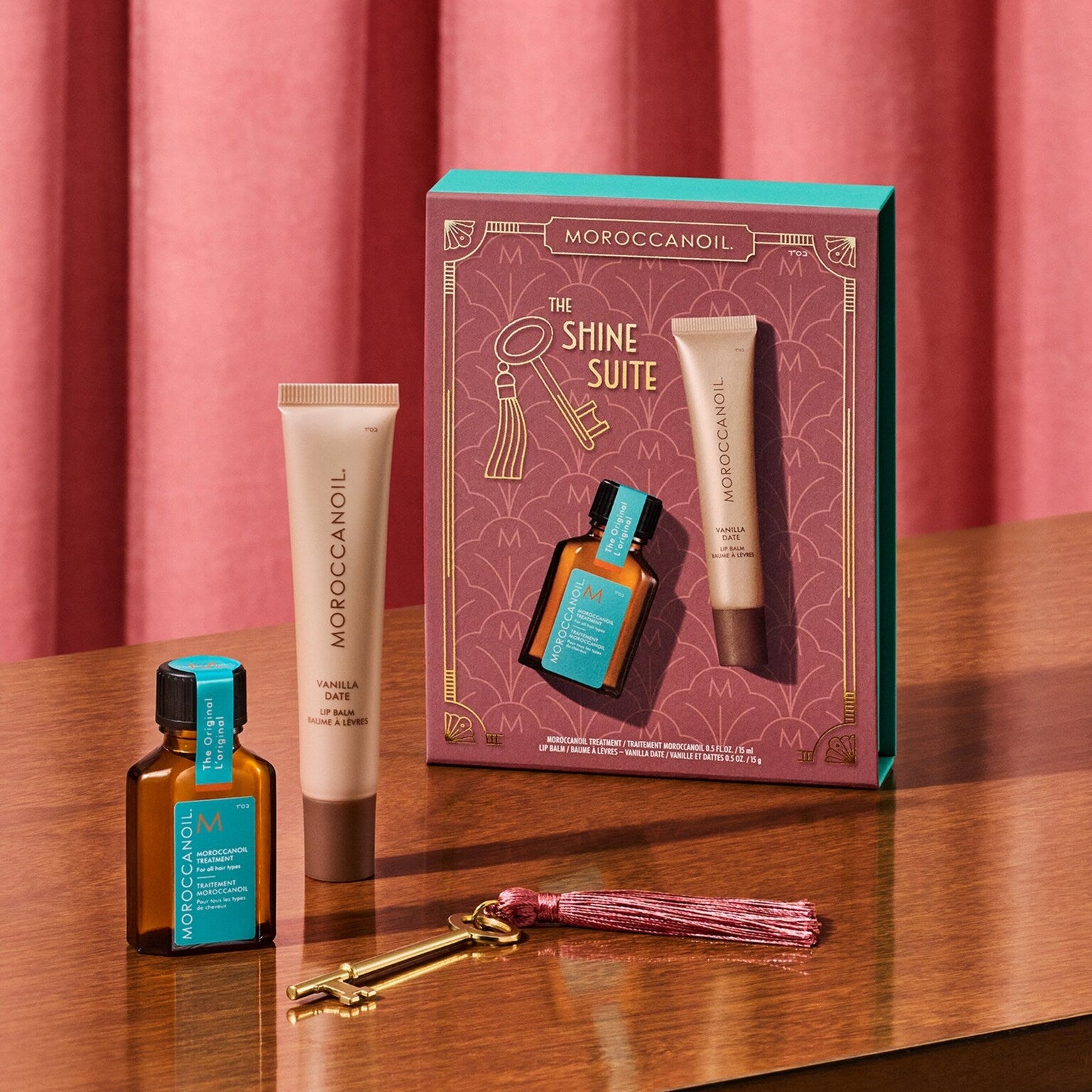 Moroccanoil The Shine Suite Vanilla Gjafasett