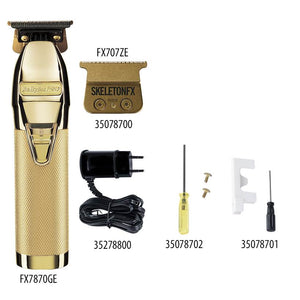 Babyliss Pro Skeleton Gold Þráðlaus Rakvél