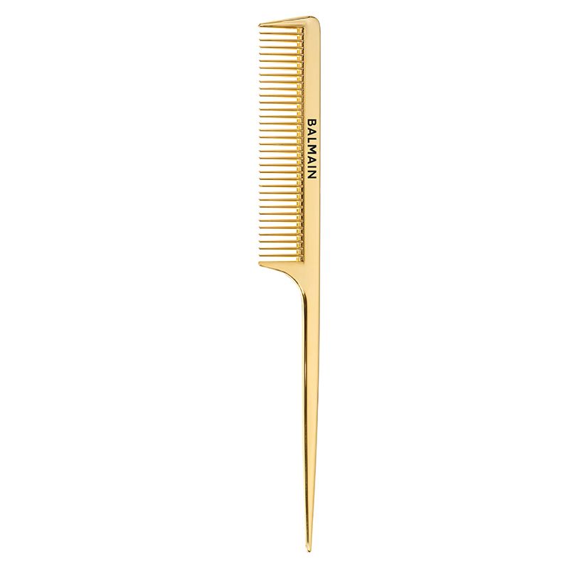 Balmain 14k Gold Tail Comb