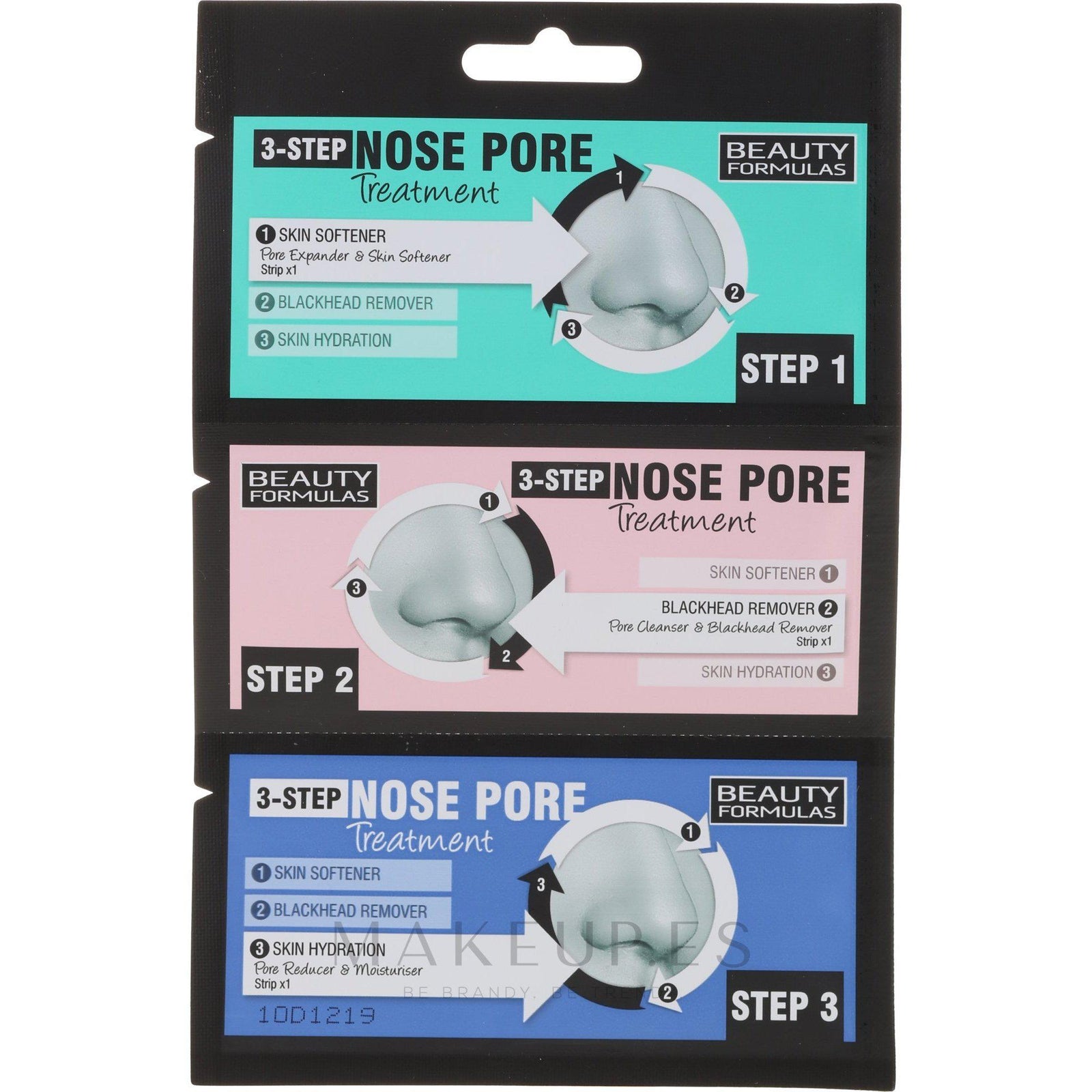 Beauty Formulas 3 Step Nose Pore Treatment