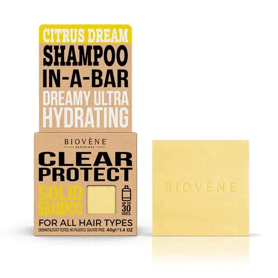 Biovéne Clear Protect Citrus Dream Solid Shampoo Bar 40gr