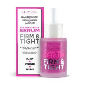 Biovéne Firm & Tight Serum Hydrating Organic Strawberry Treatment for Boobies & Butt 30ml