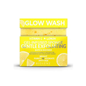 Biovéne Glow Wash Gentle Exfoliating Vitamin C & Lemon Gel-Infused Sponge 75gr