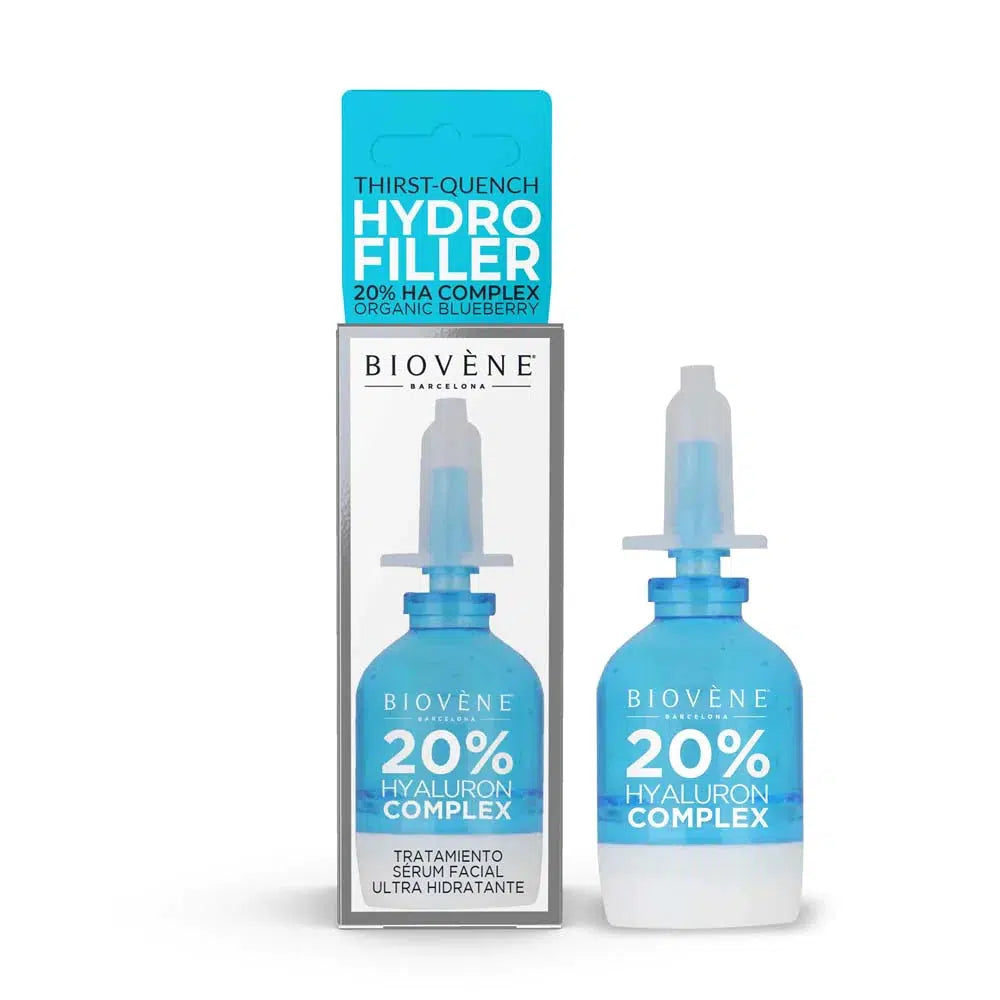 Biovéne Hydro Filler Thirst-Quench 20% HA + Organic Blueberry Facial Serum Treatment 10ml