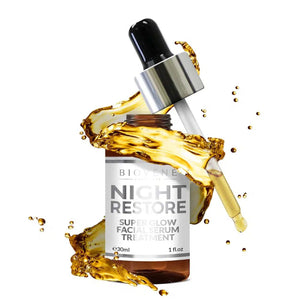 Biovéne Night Restore Super Glow Facial Serum Treatment 30ml