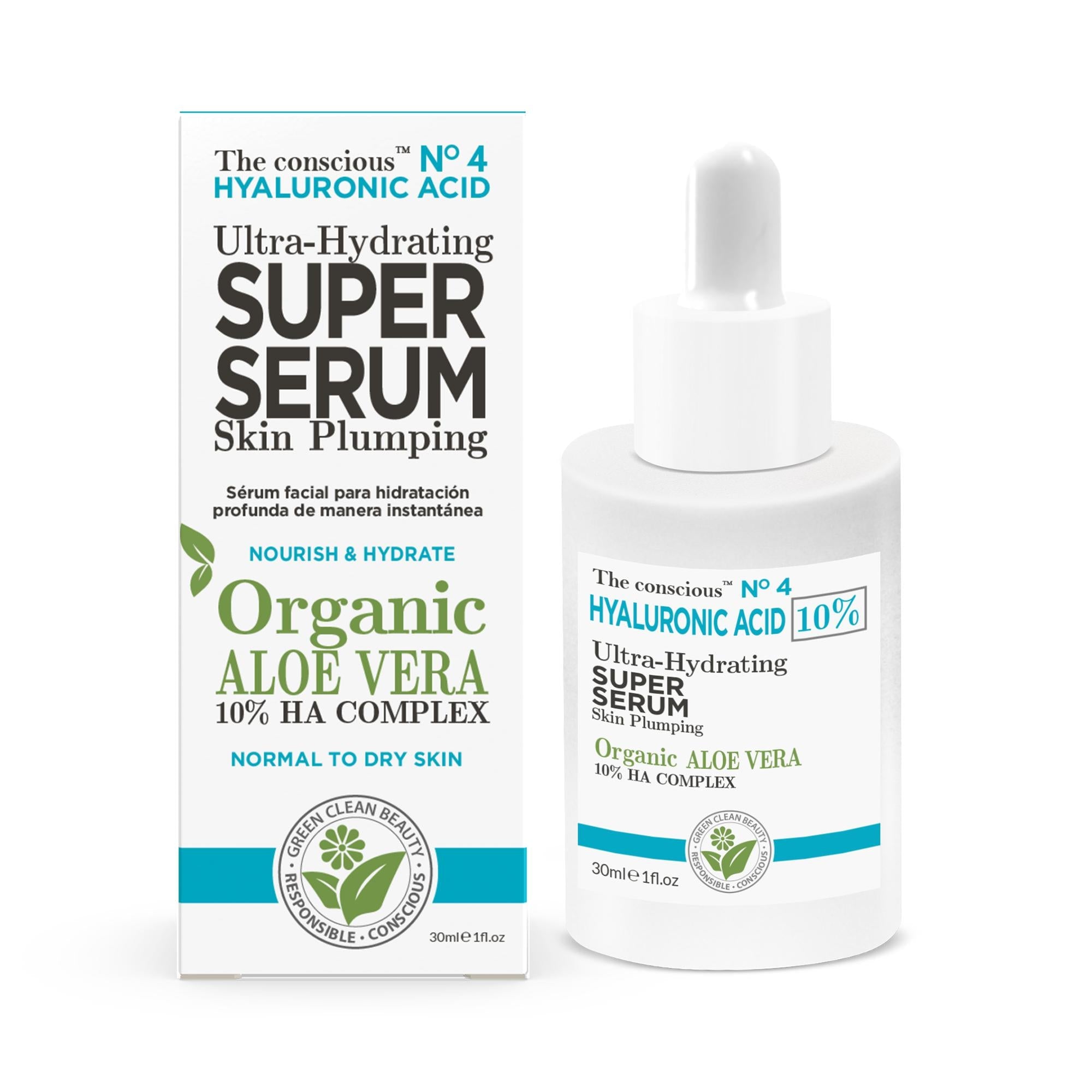 Biovéne The Conscious™ Hyaluronic Acid Ultra-Hydrating Super Serum Organic Aloe Vera 30ml