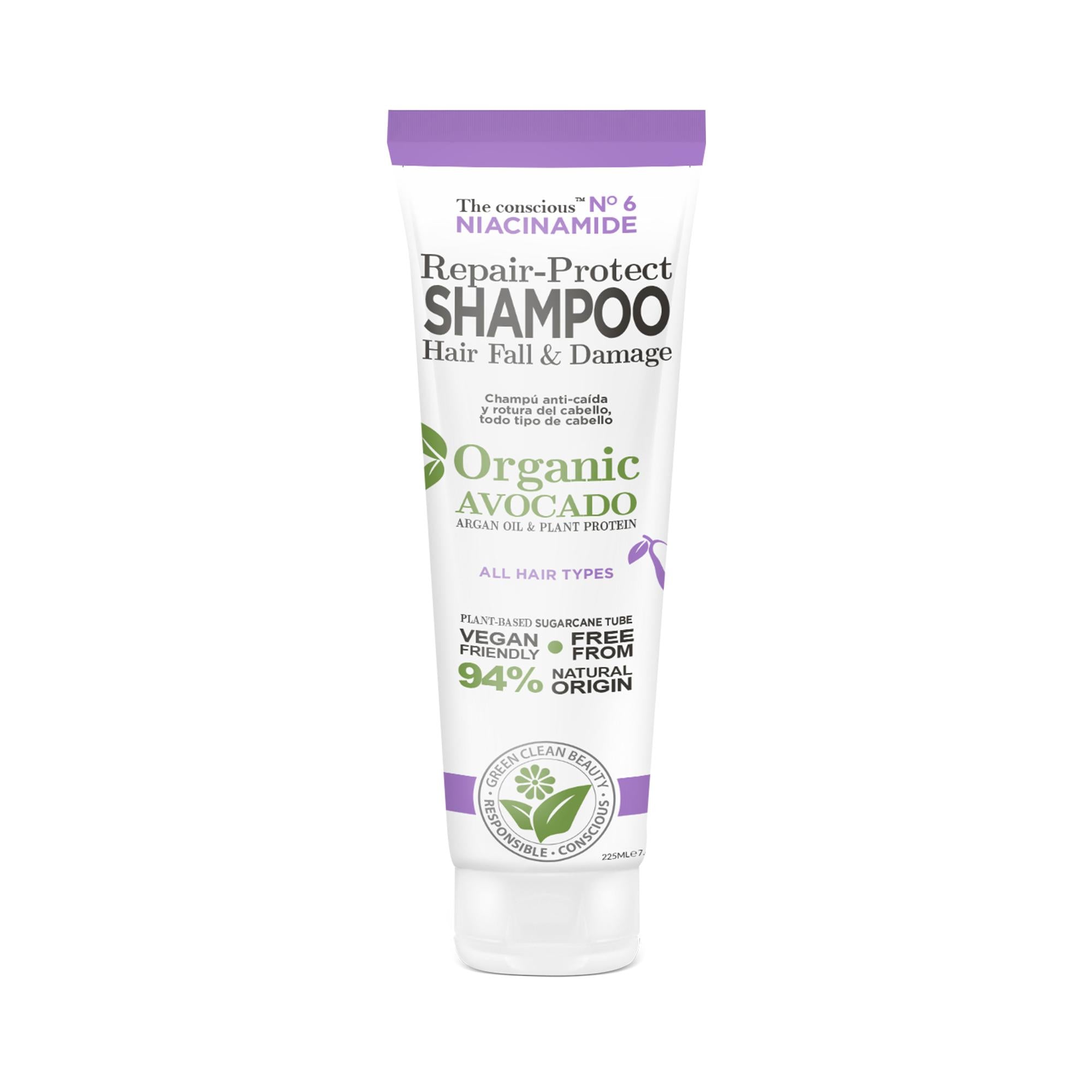 Biovéne The Conscious™ Niacinamide Repair-Protect Shampoo Hair Fall & Damage Organic Avocado 225ml