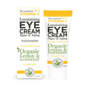 Biovéne The Conscious™ Vitamin C Luminizing Eye Cream Organic Lemon & Raspberry 30ml