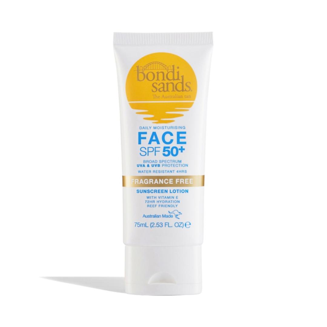 Bondi Sands Fragrance Free SPF 50+ Face Lotion 75ml